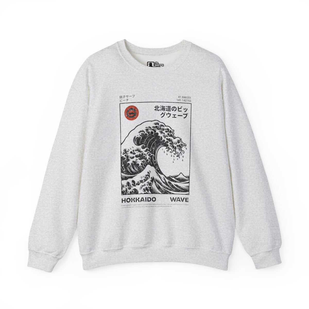 Hokkaido Wave Crewneck Sweatshirt
