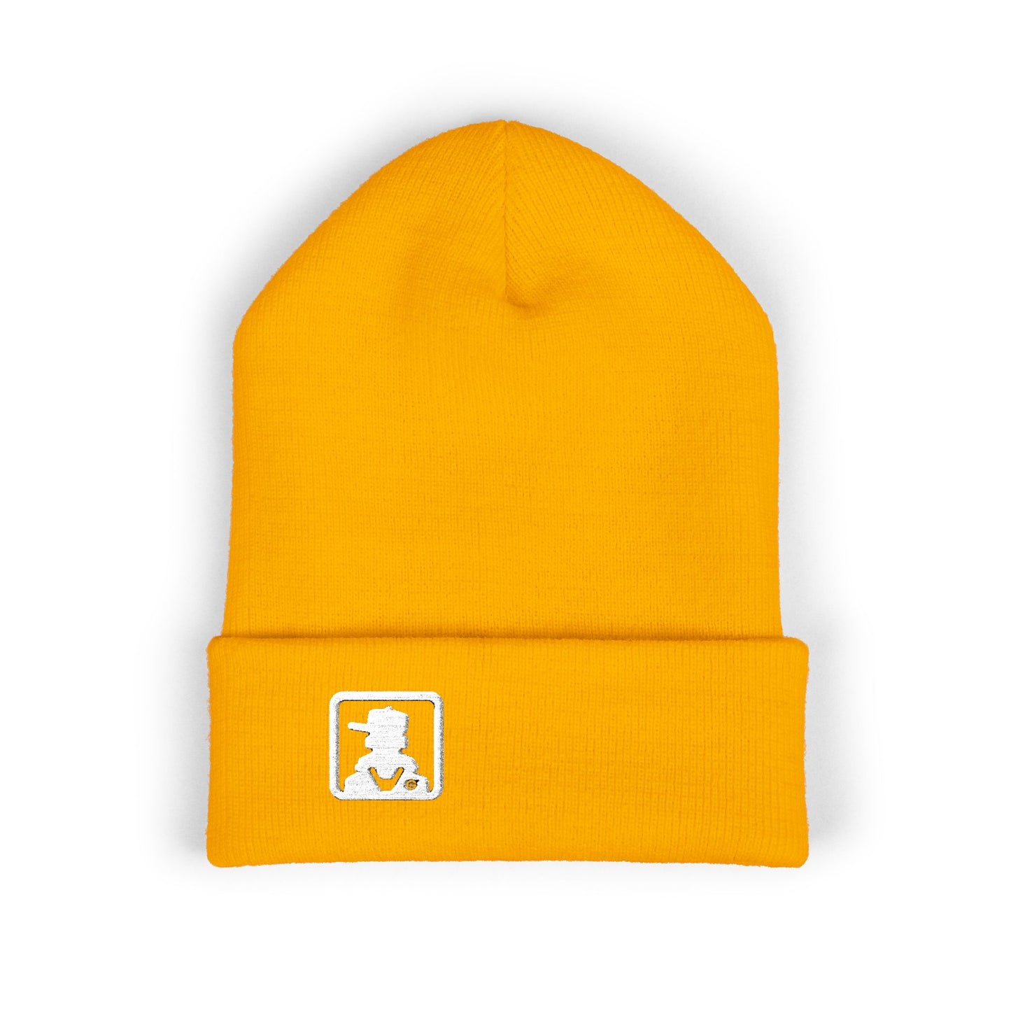 Classic Minimal Patch Knit Beanie
