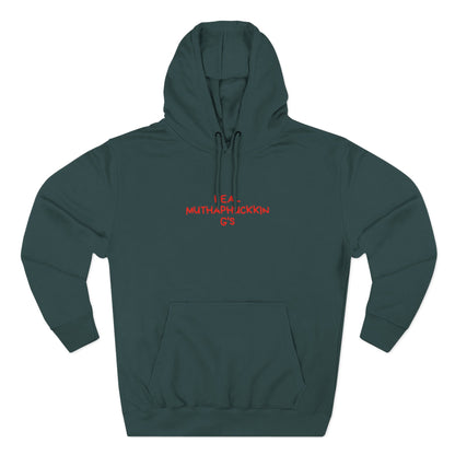 Red Brushstroke G Logo Hoodie