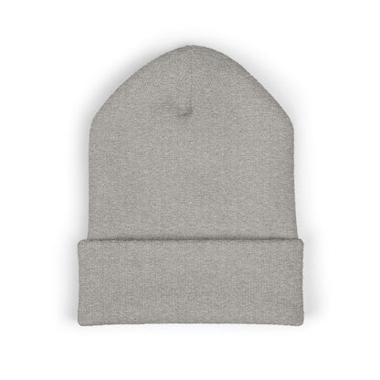 Embroidered Detective Silhouette Cuffed Beanie