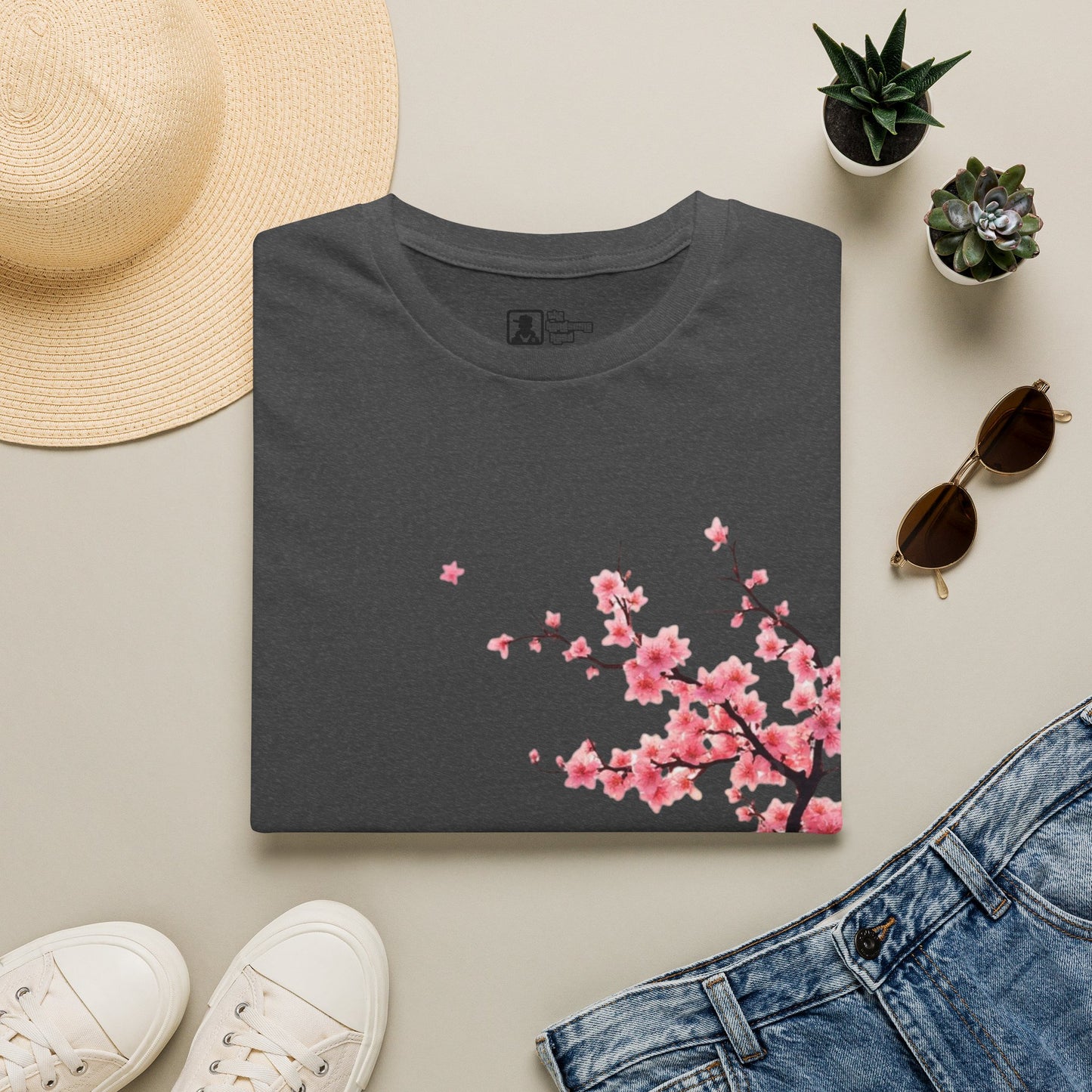 Cherry Blossom T-Shirt — Pink Sakura Floral Tee