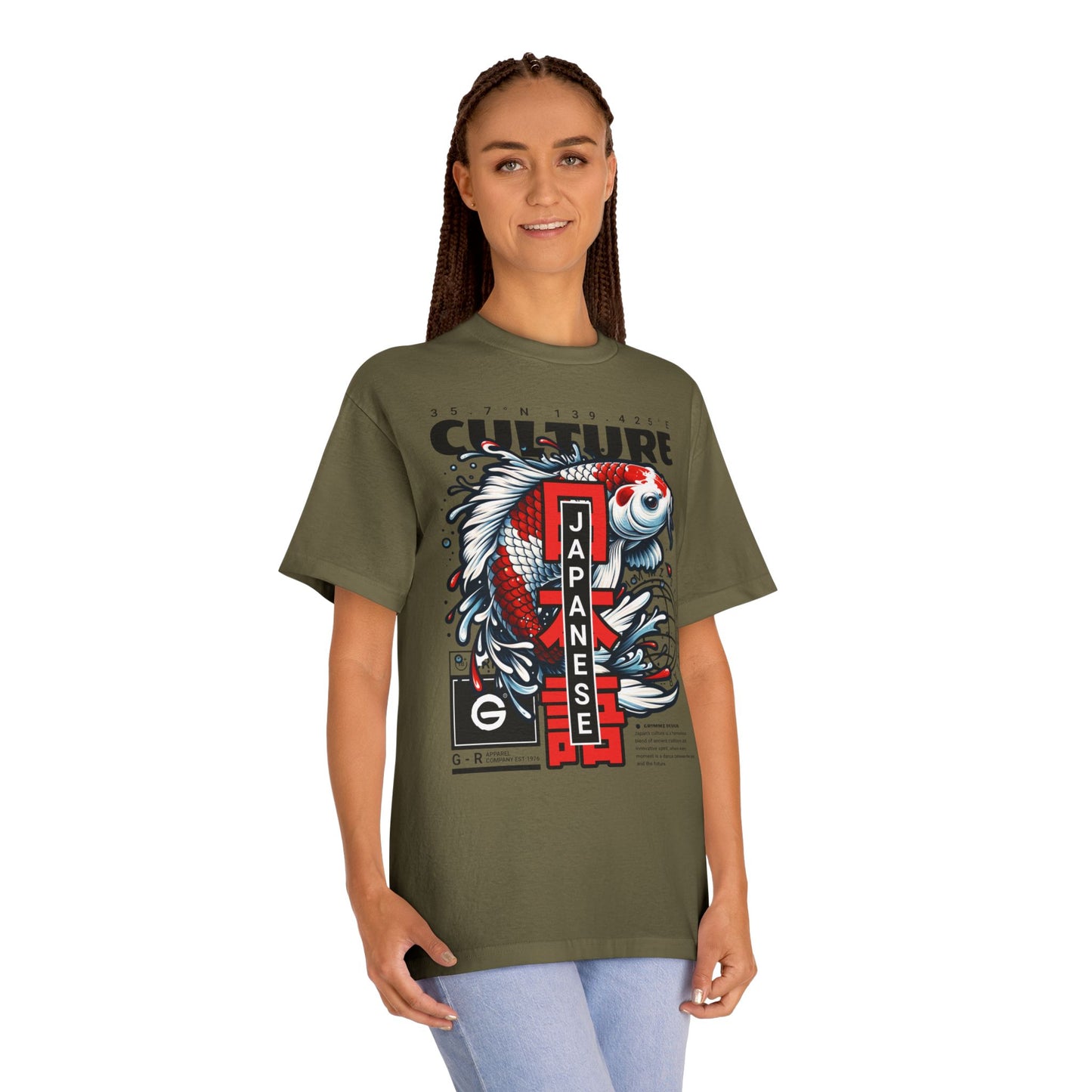 Japanese Koi Culture Graphic Tee