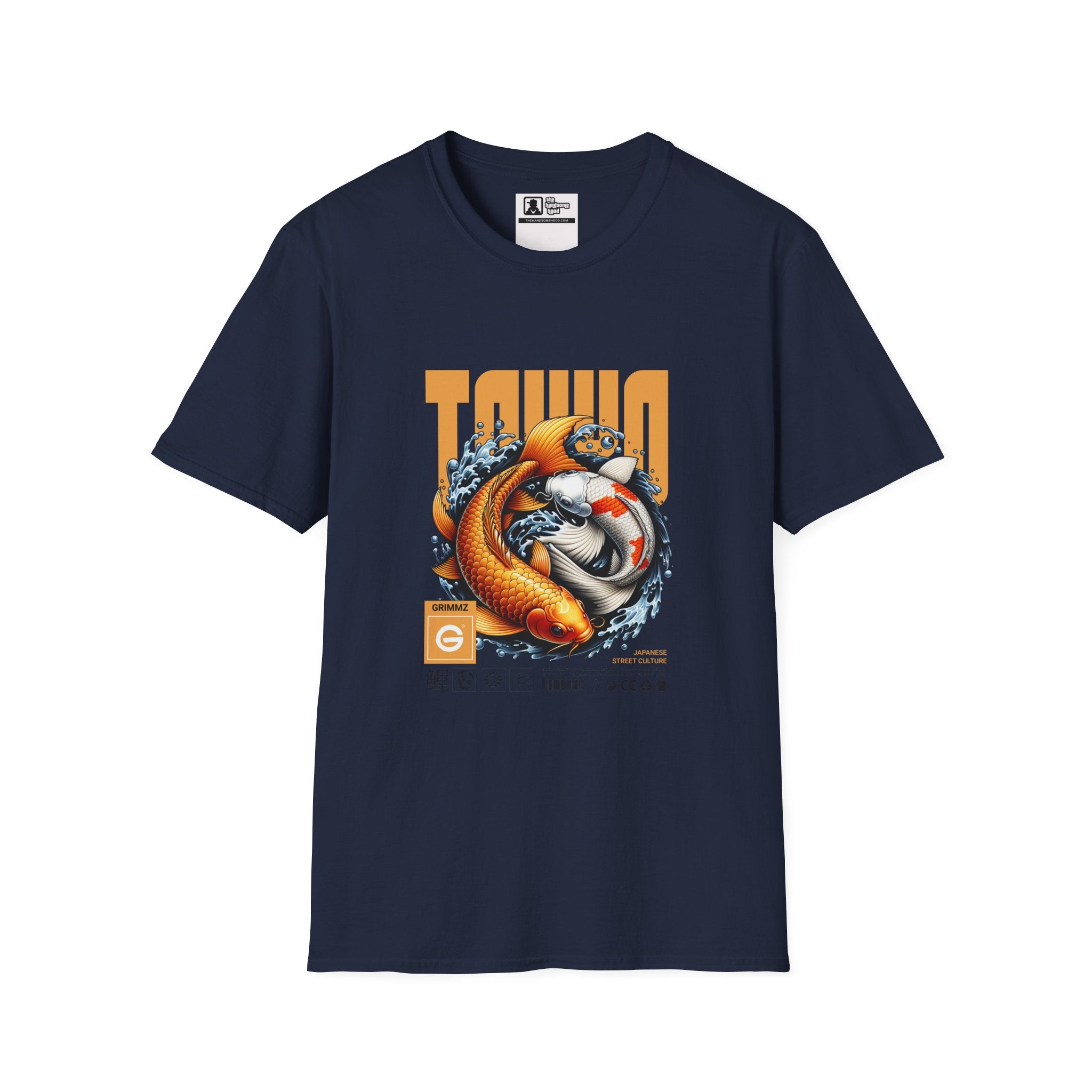 Tokyo Koi Graphic T-Shirt — Retro Japanese Fish Design