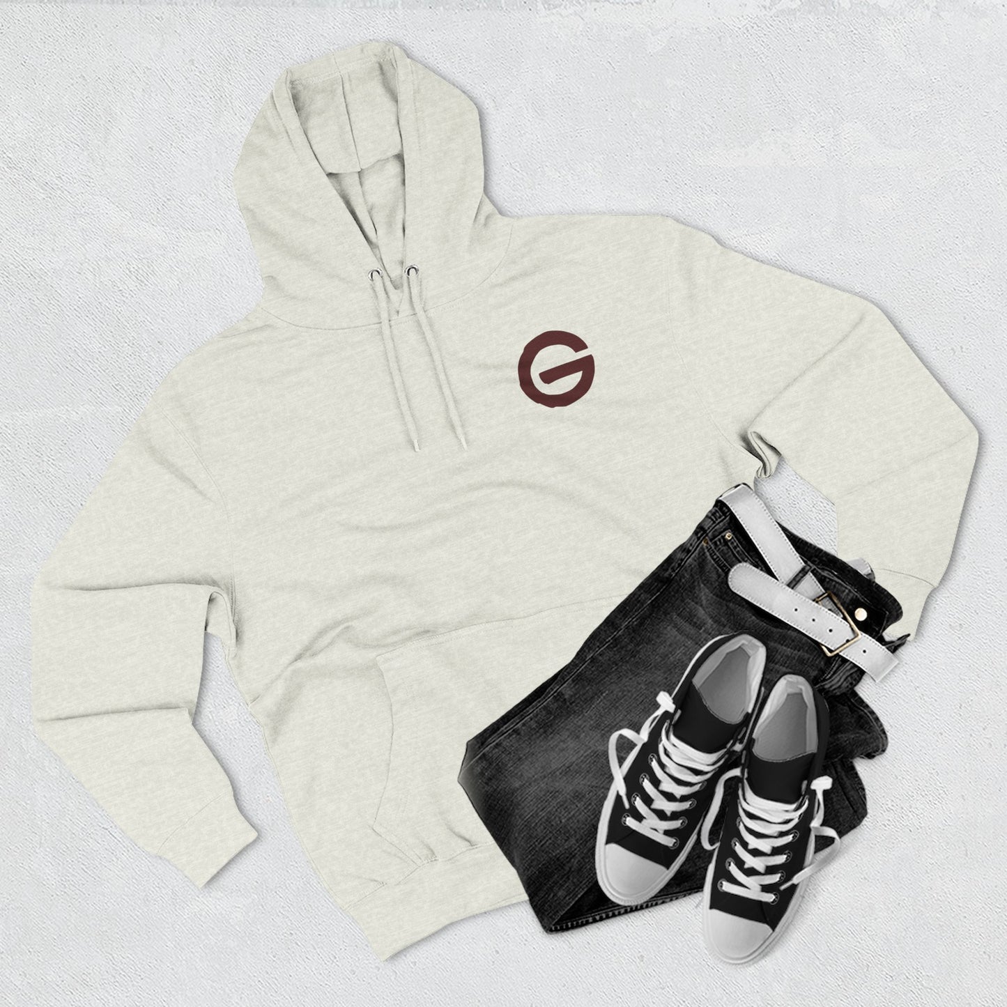 Minimalist 'G' Logo Hoodie Three-Panel