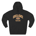 Grimmz 1976 U.S.A. Hoodie — Vintage Collegiate Fleece Pullover