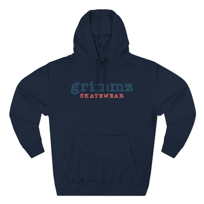 Grimmz Skatewear Fleece Hoodie — Vintage Skate Logo Pullover