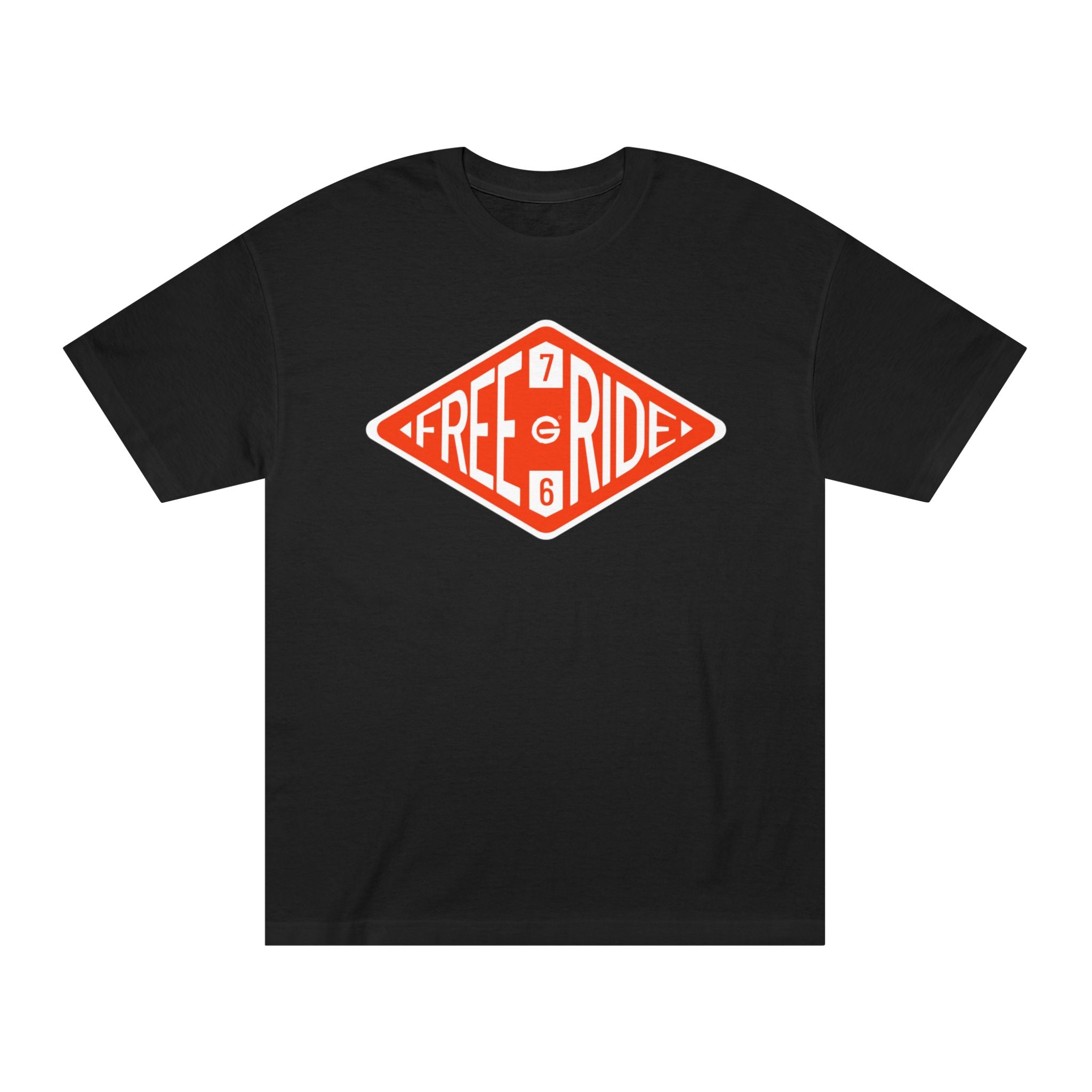 Free Ride 766 Retro Logo Tee — Vintage Surf/Skate Graphic T-Shirt