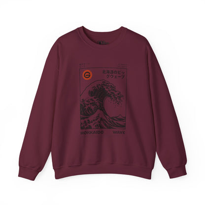 Hokkaido Wave Crewneck Sweatshirt