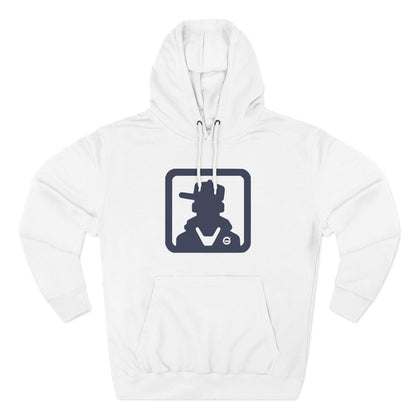 Minimalist Cowboy Silhouette Hoodie — Western Graphic Pullover