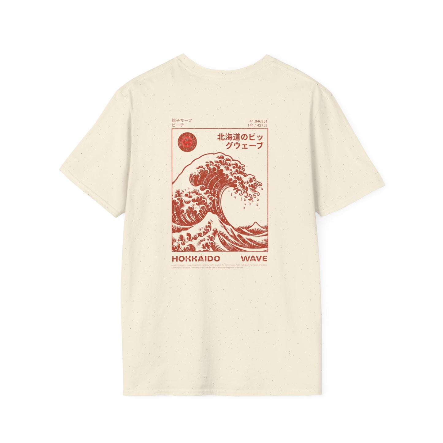Hokkaido Wave Japanese Graphic Tee