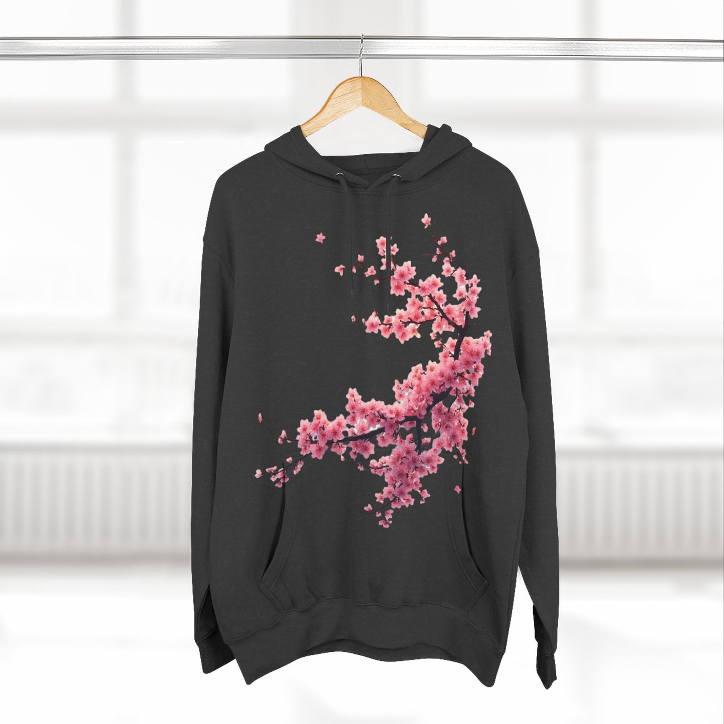Three-Panel Fleece Hoodie