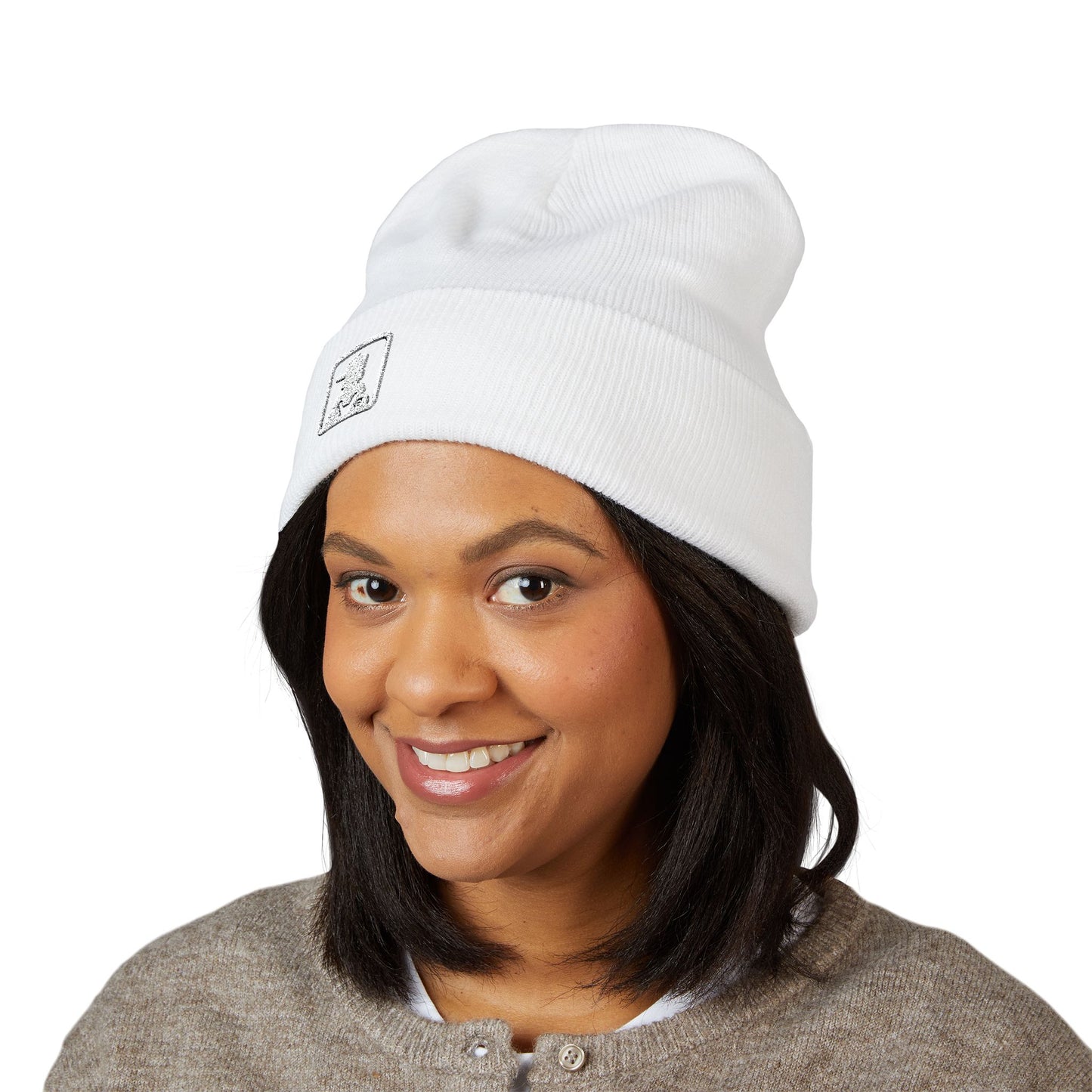 Classic Minimal Patch Knit Beanie