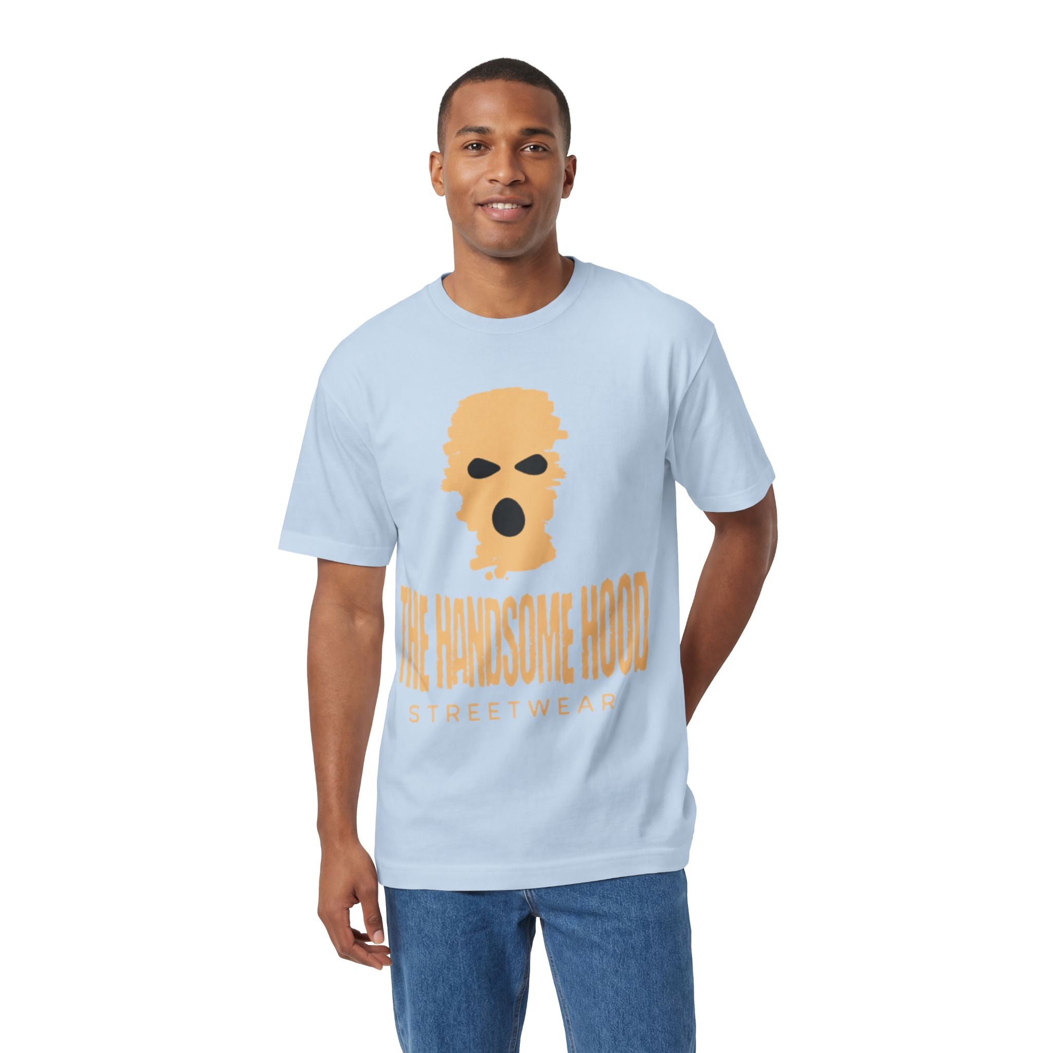 Streetwear Tee — "The Handsome Hood" Graphic T-Shirt