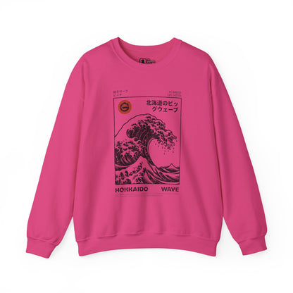 Hokkaido Wave Crewneck Sweatshirt