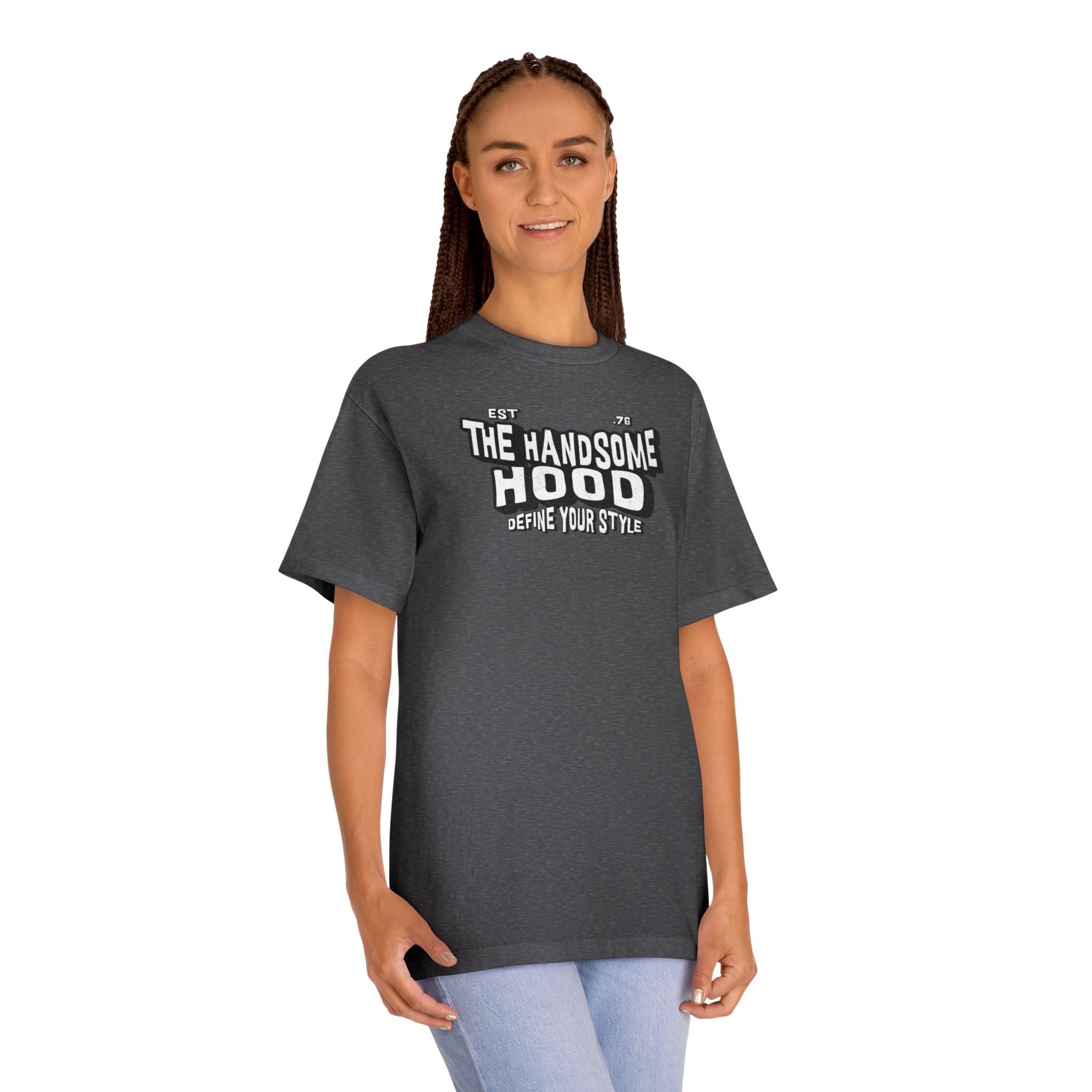 Graphic Tee — "The Handsome Hood" Retro Logo