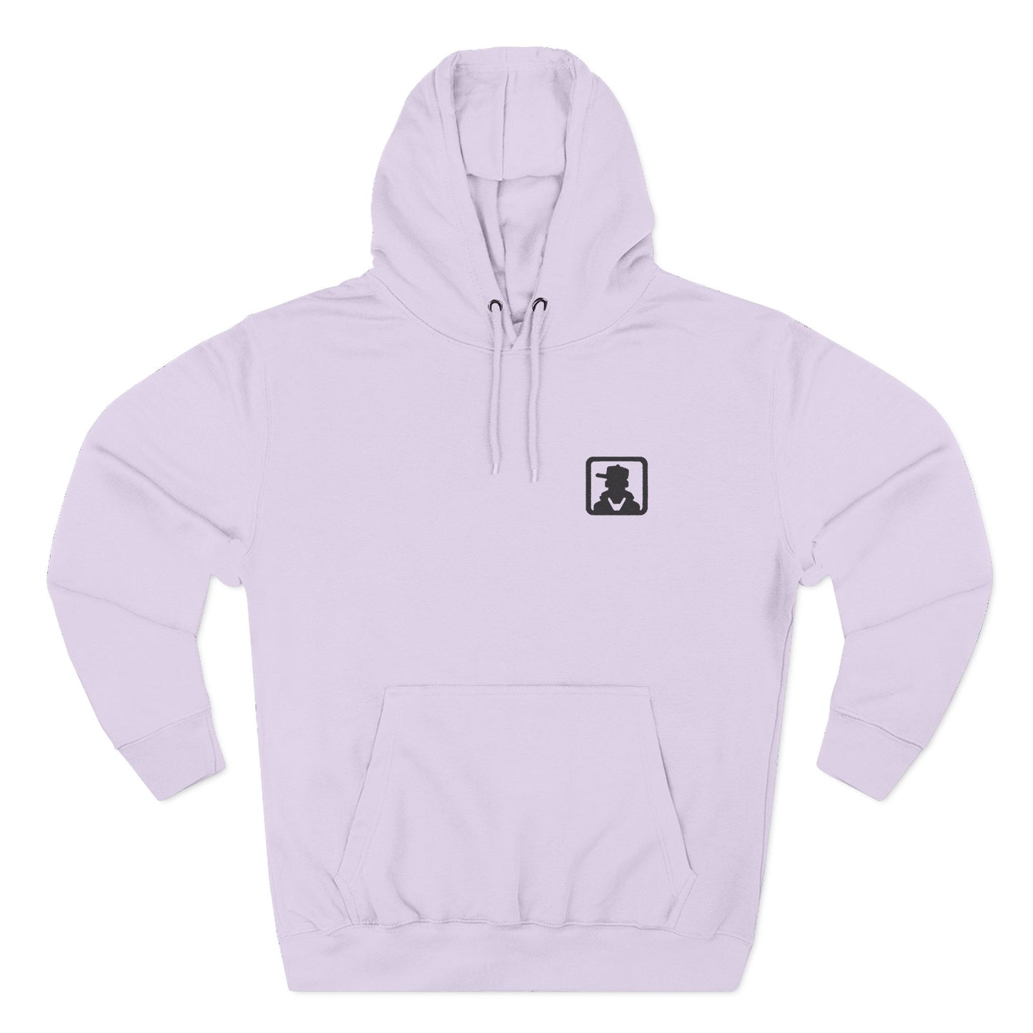 Silhouette Crest Hoodie — Minimal Monogram Graphic Fleece