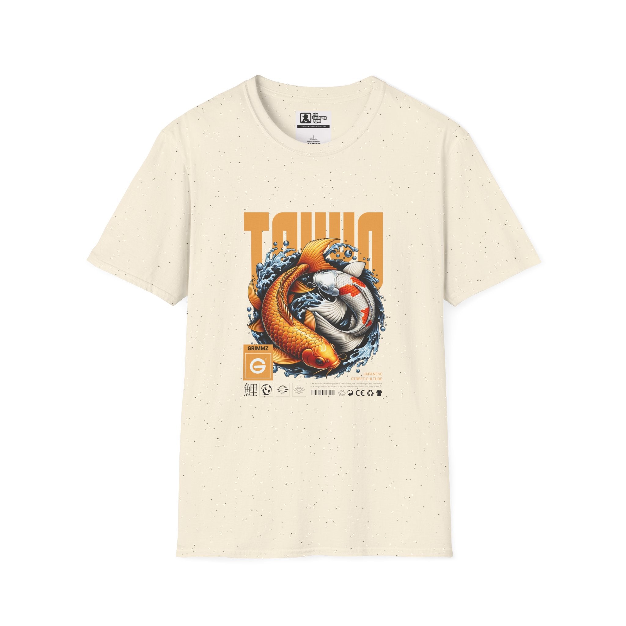 Tokyo Koi Graphic T-Shirt — Retro Japanese Fish Design