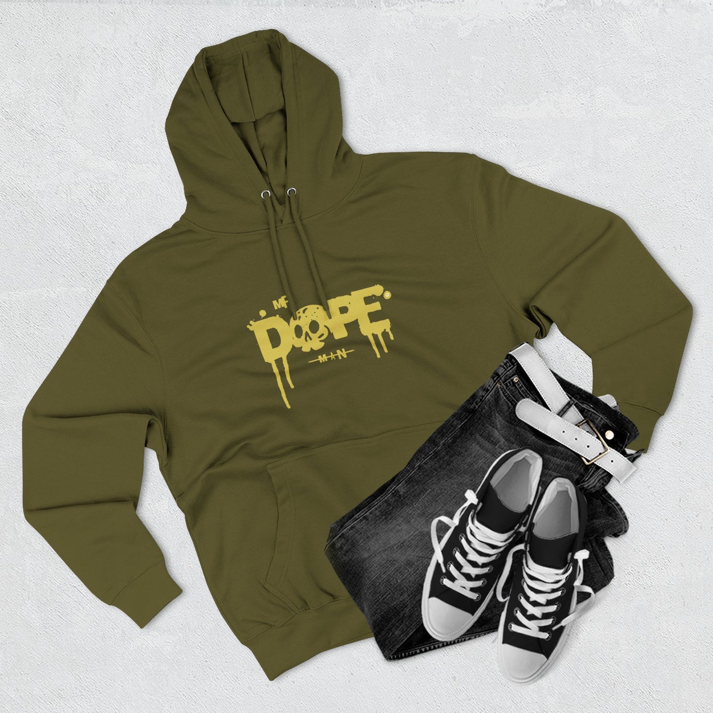 Dope Skull Graffiti Hoodie Urban Streetwear