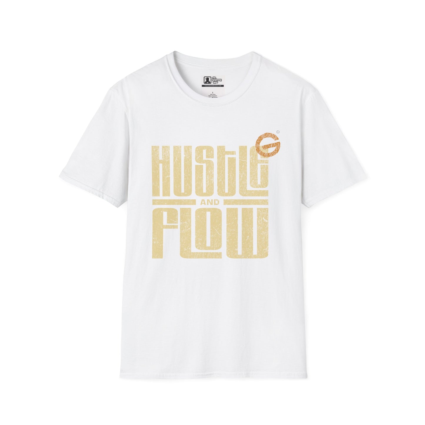 Hustle Flow Retro Gold Tee