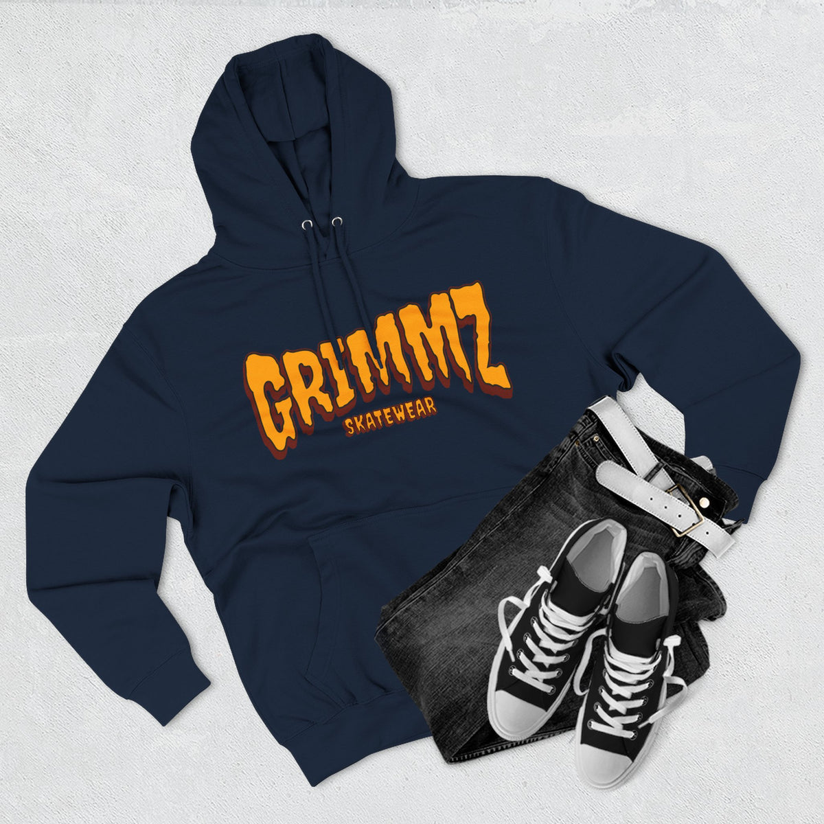 Grimmz Skateboarding Skeleton Hoodie