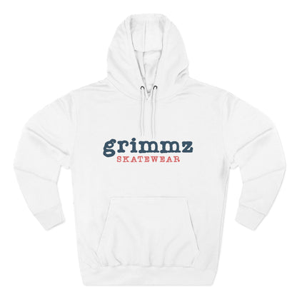 Grimmz Skatewear Fleece Hoodie — Vintage Skate Logo Pullover