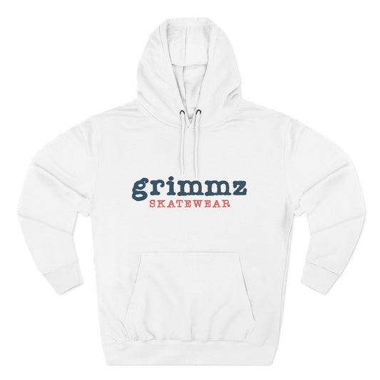 Grimmz Skatewear Fleece Hoodie — Vintage Skate Logo Pullover