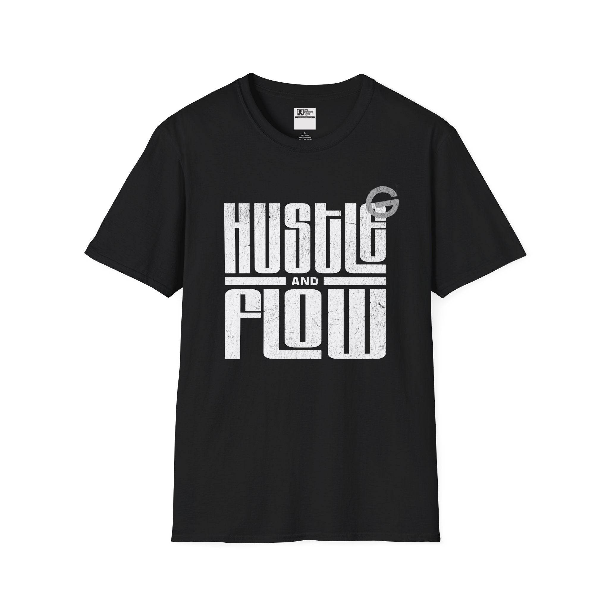 Hustle and Flow T-Shirt — Motivational Graphic Tee for Creatives & Entrepreneurs