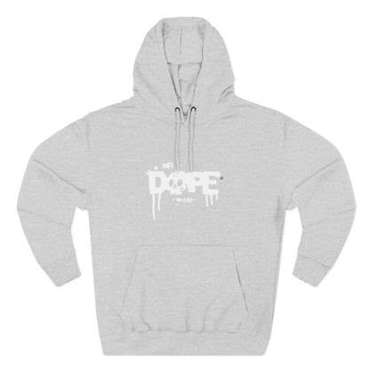 Classic White Three-Panel Hoodie
