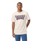 Grimmz Streetwear Tee — Pink Graffiti Logo T-Shirt