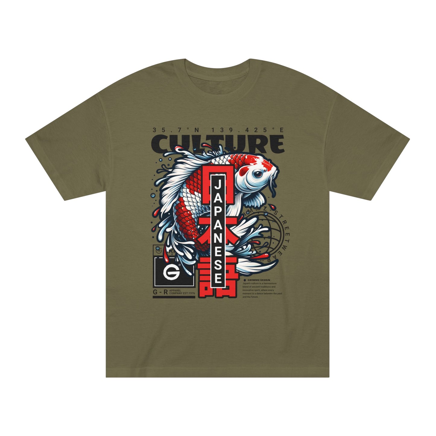 Japanese Koi Culture Graphic Tee