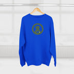 Detective Circle Crewneck Sweatshirt — Vintage Sherlock Pipe Logo