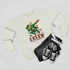 C.R.E.A.M. Frog Crewneck Sweatshirt – 'Cash Rules Everything Around Me' Graphic