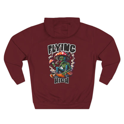 Flying High Mushroom Skateboard Hoodie