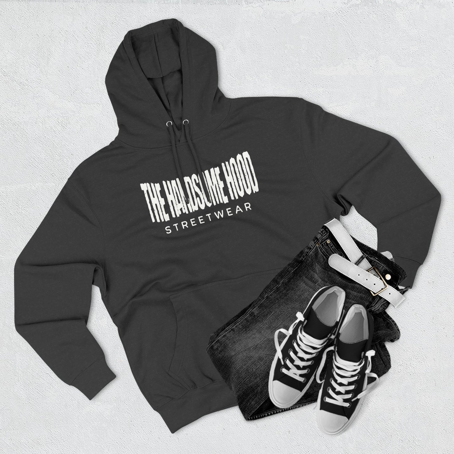 Housome Hood Grey Three-Panel Hoodie