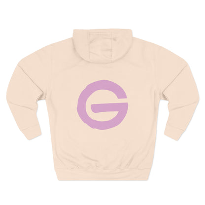 Minimalist Pink G Logo Hoodie
