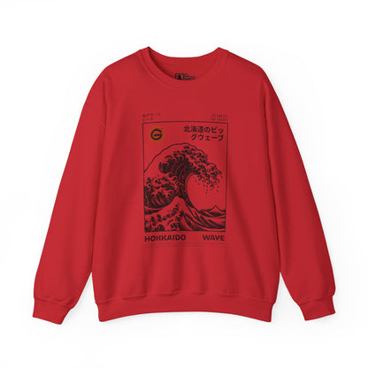 Hokkaido Wave Crewneck Sweatshirt