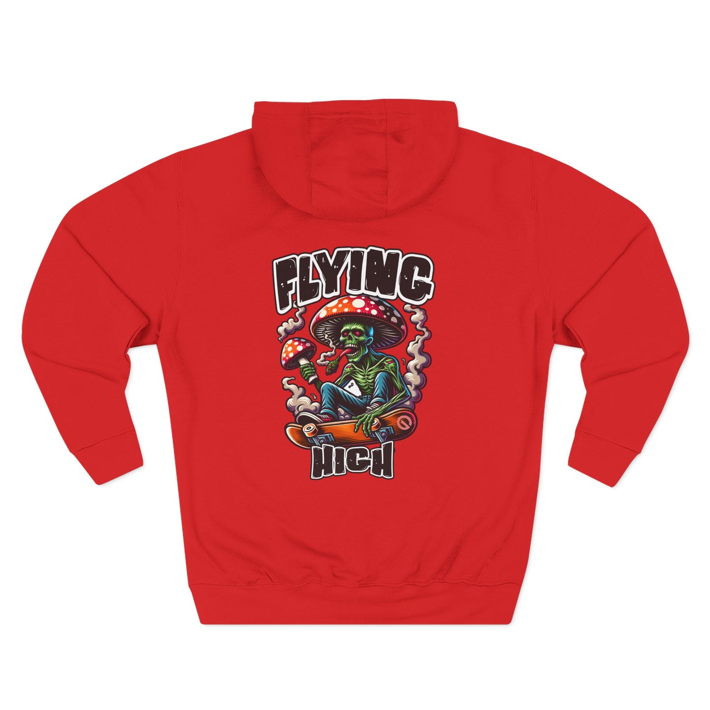Flying High Mushroom Skateboard Hoodie
