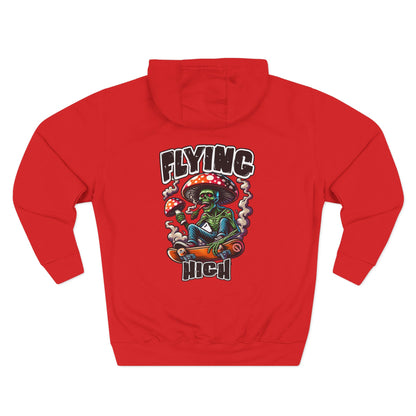Flying High Mushroom Skateboard Hoodie