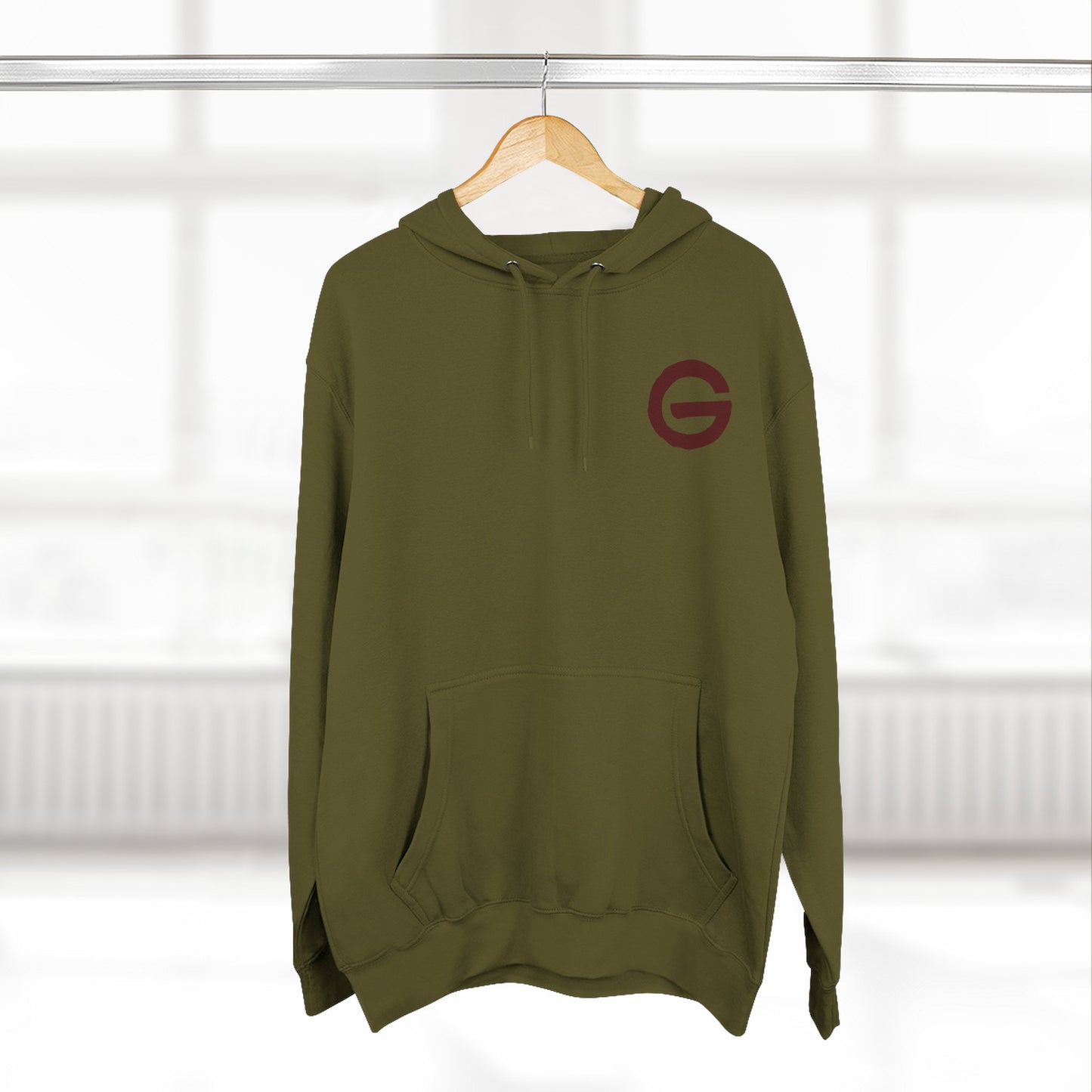 Minimalist 'G' Logo Hoodie Three-Panel