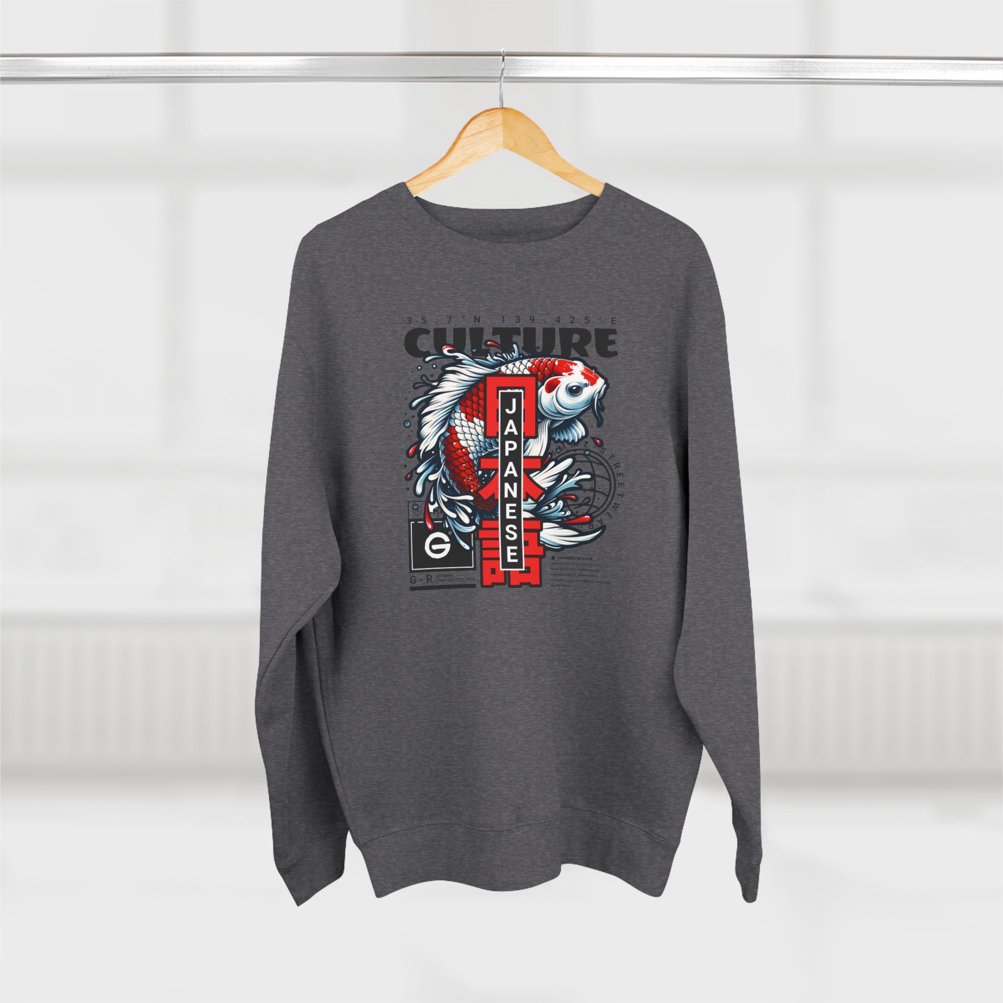 Japanese Koi Culture Crewneck Sweatshirt