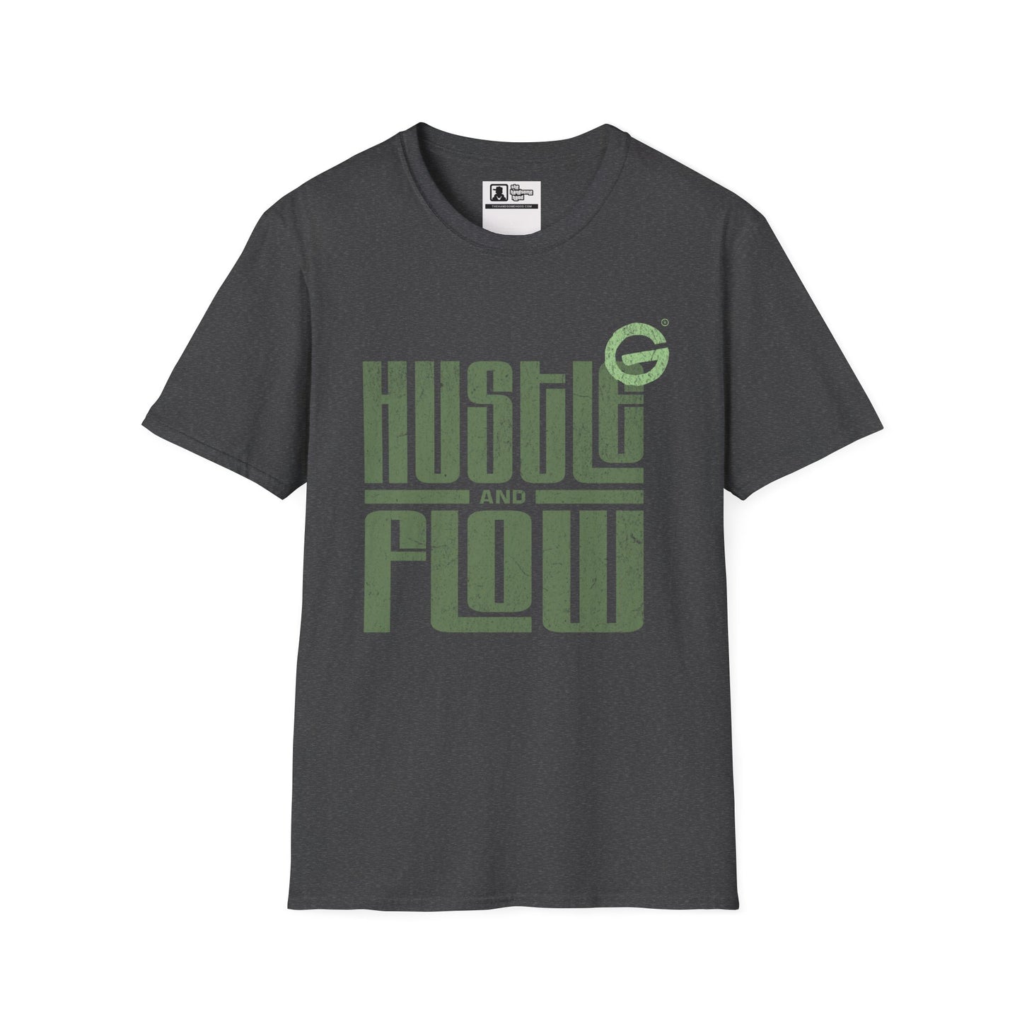 Hustle and Flow T-Shirt — Vintage Green Graphic Tee