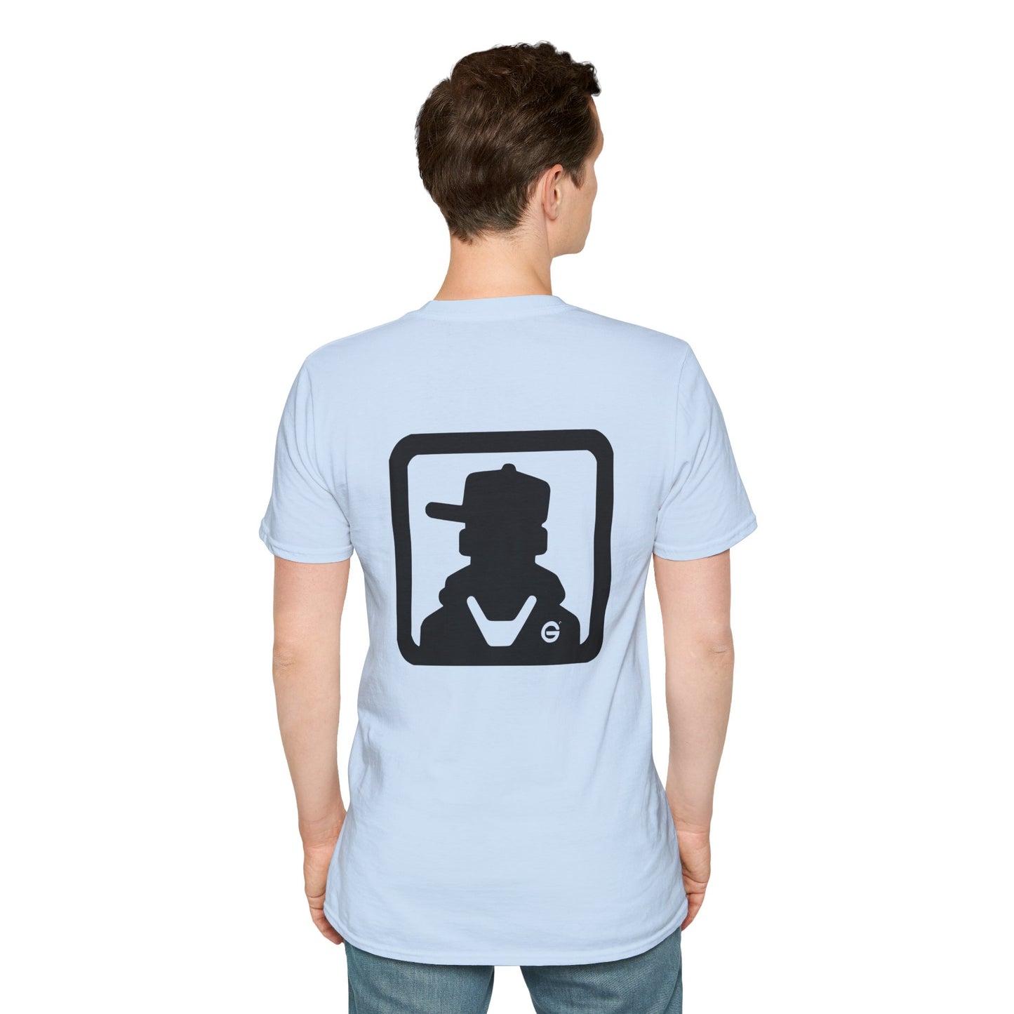 Minimal Monochrome Silhouette Logo Tee