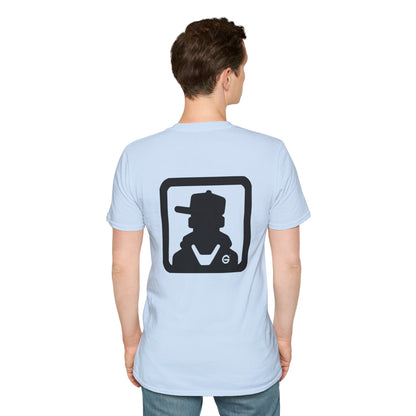 Minimal Monochrome Silhouette Logo Tee