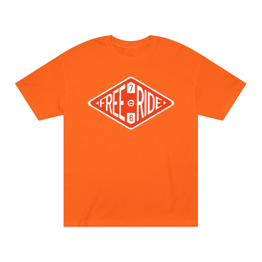Free Ride 766 Retro Logo Tee — Vintage Surf/Skate Graphic T-Shirt
