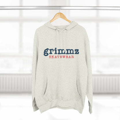 Grimmz Skatewear Fleece Hoodie — Vintage Skate Logo Pullover