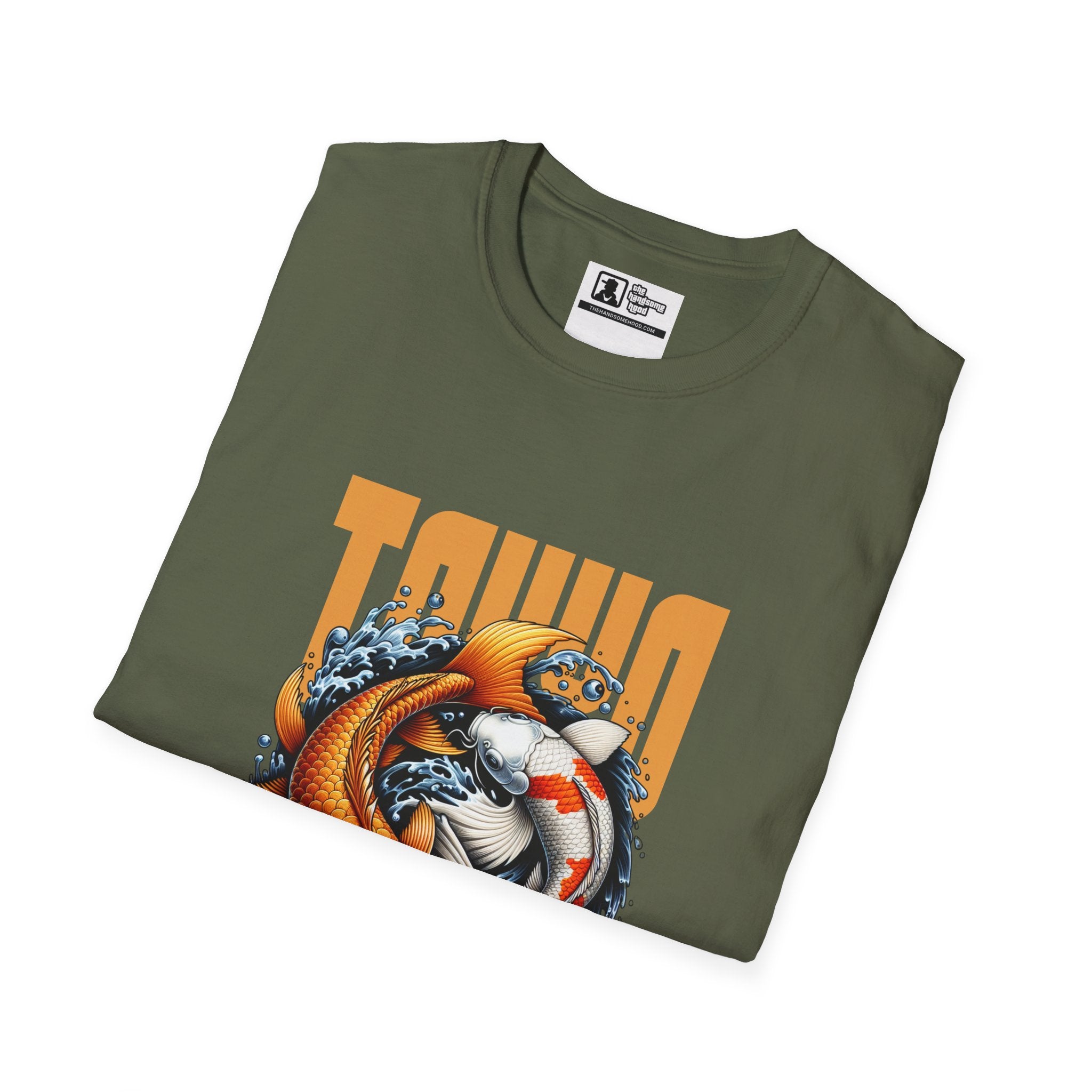 Tokyo Koi Graphic T-Shirt — Retro Japanese Fish Design