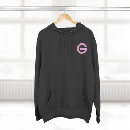 Minimalist Pink G Logo Hoodie