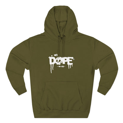 Classic White Three-Panel Hoodie