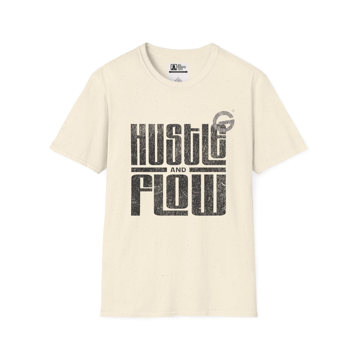 Hustle Flow Motivational Streetwear Tee
