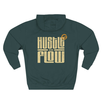 Hustle Flow Retro Gold Hoodie